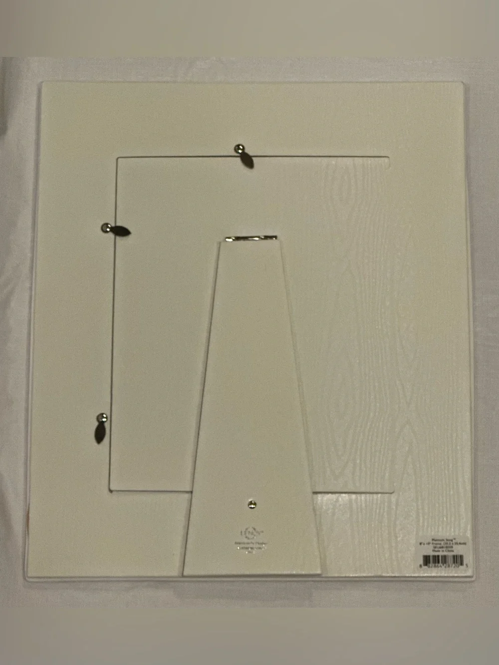 NEW LENOX PORCELAIN WEDDING PHOTO FRAME GIFT FITS 8 X 10 PICTURE 12.5 X 15 OUTER